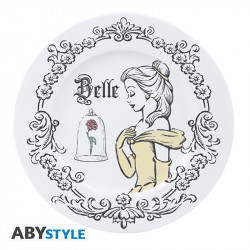 Disney - La Belle et la Bête - Set de 4 assiettes 21 cm