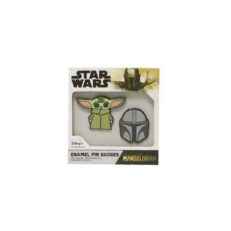 Star Wars - The Mandalorian - Set de 2 Enamel Pin Badges