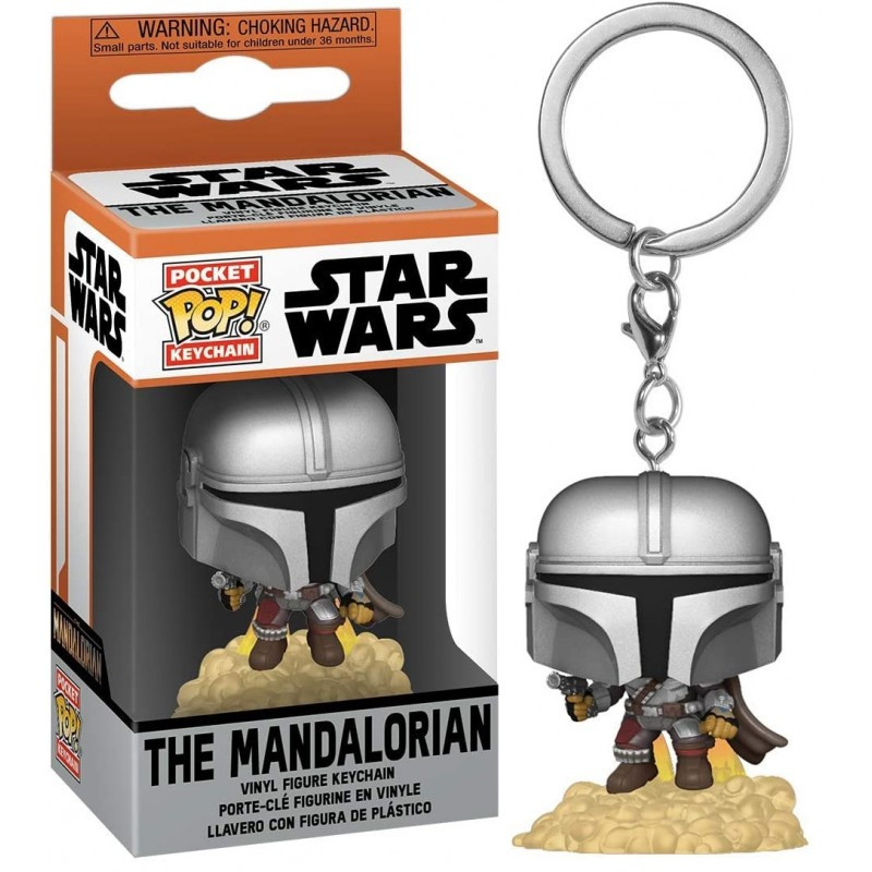 Star Wars - The Mandalorian - Mando flying - Pocket Pop Keychains